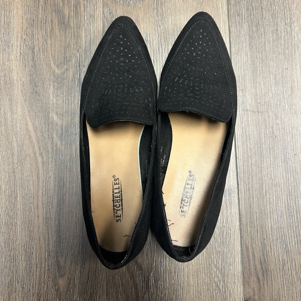 Seychelles Womens black loafers